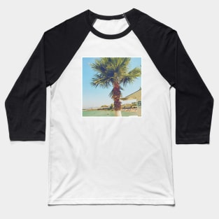 Pretty picture of a Palm Tree. Pretty Palm Trees Photography design with blue sky Baseball T-Shirt